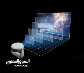  16 بروجكتر لاسلكي أندرويد داتا شو 180 بوصة مزود ببطارية يعمل ساعتين متواصل بدون الحاجة إلى مصدر طاقة