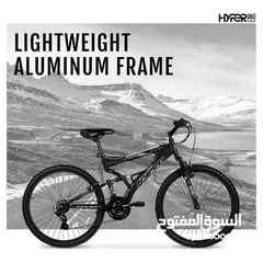  2 عرض خاص على الدراجة الهوائية الامريكية هيكل المنيوم مقاس 26 انش ماركة hyper havoc fs 26 aluminum