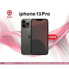  1 IPHONE 13 PRO ( 128GB ) USED /// ايفون 13 برو ذاكره 128 جيجا مستعمل بحاله الجديد