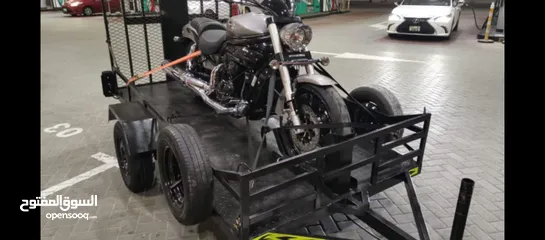  1 single motorcycle trailer