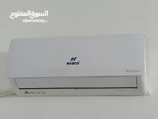  1 مكيف مابكو طن بحالة ممتازه  للبيع بداعي السفر