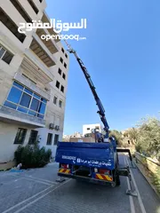  2 شاحنه سكانيا مديل 2003 ضبل حي  رافعه من نوع bm 385.5 مديا 2010
