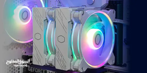  2 مبرد كولر ماستر coolermaster halo 622 white edition