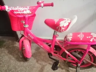 2 دراجات هوائية للبيع للأطفال مستعملة