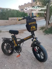 6 بسم الله موجود بسكليت كهربا عجل عريض جنط مغنيسيوم بطاريه 48v16a  ماطور750واط كمبيوتر500 بركات زيت