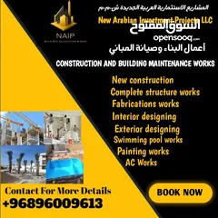  1 construction and Building maintenance services