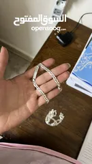  3 طقم سنسال وبلاك فضة للبيععع