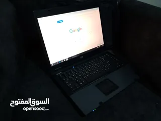  1 جهاز لابتوب hp بحاله ممتازه