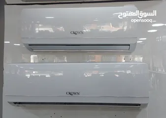  1 مكيف سعرررر حرررق مكيف كراون من اوكس أعلى توفير A+++  مكيف حامي بارد تمديدات نحاس بالكامل شامل تركيب