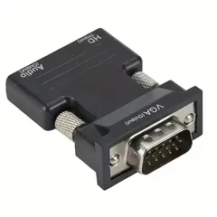  13 Converter  HDMI to VGA with Audio محول مع صوت