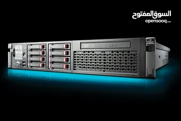 1 HP ProLiant DL380 Gen7 2U Server  2xSixCore  72GB Ram  8x600GB SAS