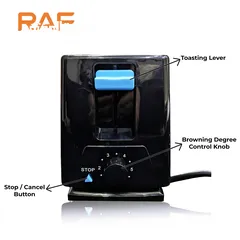  5 محمصه خبز حماصه خبز التوست RAF حماصة توست كهربائيه مخرجين توستر تحميص شرائح التوست