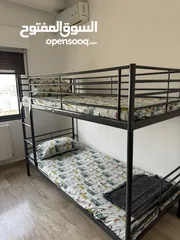  5 Bunk bed frame and mattresses