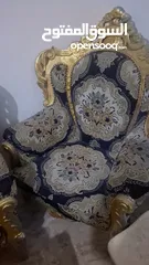  5 كنب حفر كلاسيكي مع طاولات رخام