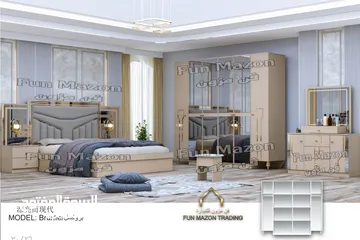  15 BIG BEDROOM SET 7 PCS WITH MATTRRSSS