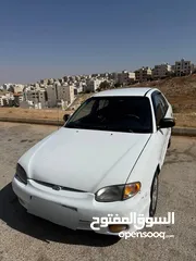  23 هونداي أكسنت 1998 للبيع كاش فقط  فحص 4 جيد بحالة الوكالة