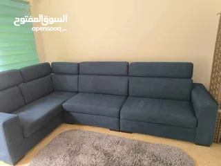  1 طقم كورنر امريكي بحاله الوكاله خشب زان وسريد