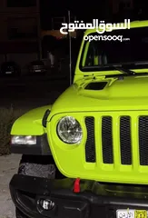  13 Jeep Ranglar rubicon4 Lex  لون مميز جدا اخضر ميتاليك سيارة وكالة ماشية 17000 فقط