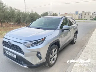  12 تويوتا راف فور هايبرد 2021 جمرك جديد