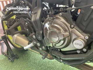  10 Yamaha MT07 in perfect condition & low Mileage 14 KM only