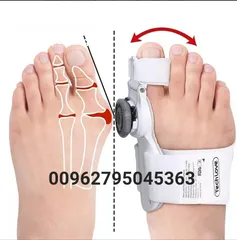  1 مصحح ميلان اصبع القدم الكبير ابهام القدم Tech Love Bunion Corrector إعادة محاذاة أصابع القدم بشكل صح