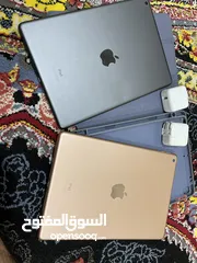  3 للبيع ايبادين ابل 7 نظاف 128 قيقا نظاف وشغالين تمام مو مصلحين وكل شي شغال مع الأغراض  والشحن والواير