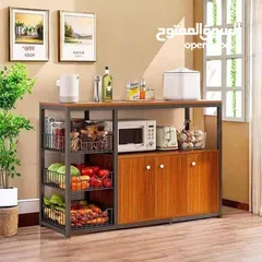  1 خزانة مطبخ عصرية ومتعددة الاستخدامات
