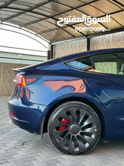  9 TESLA MODEL 3 2022 Performance تيسلا بيرفورمانس دول موتور فحص كامل