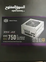  1 بور سبلاي 750 gold cooler master شبه جديد استخدام اشهر قليل جدا مع كامل اسلاكه والكرتونة