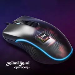  3 ماوس جيمنج mouse AOC GM100 GAMING MOUSE من اه او سي    2400 دب اي 