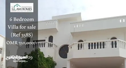 1 Alluring 6 BR villa for sale in Qurum 29 Ref: 358S