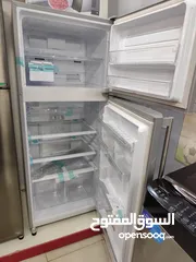  9 عرض نااار على ثلاجه شارب 450 لتر سلفر ستاتلس ستيل او سلفر او اسود