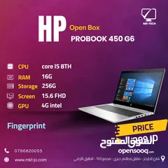  1 لابتوب اتش بي HP probook core i5 رام 16