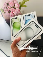  20 iPhone 15 (128GB/256GB) جديد  كفالة شرق اوسط لمدة عام من تاريخ الشراء الجهاز  يوجد بكج اصلي