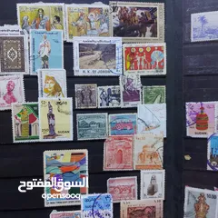  10 ألبوم طوابع بريدية عمانية نوادر