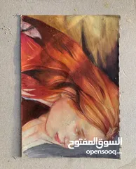  2 رسمات رصاص و ملونه للبيع