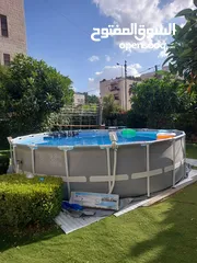  16 اكبر عرض وتحطيم للاسعار على مسبح انتكس INTEX SWIMMING Pool  بققطر 610سم وعمق رهيب 132سم