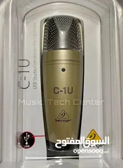  3 ميكرفون Behringer C-1U Professional Large-Diaphragm Studio Condenser USB Microphone