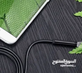  16 كاميره سلك ضد الماء كاميرا سلك مضيئه متوفر طول 5 و 3 متر مع ضوء تشبك على الموبايل او الكمبيوتر