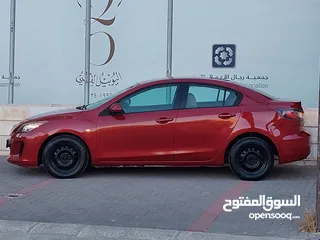  20 مازدا زوم 3 موديل 2014 خمري // مميزة جدآ