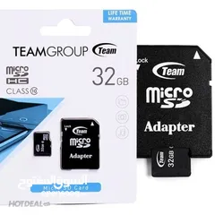  1 SD card TEAM GROUP 32 GB اس دي كارد 32 جيجا لتخزين معلومات امن من تيم جروب 2 حبة 6