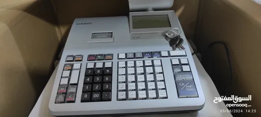  8 كاش كاسيو جديد غير مستعمل كما في الصور المرفقةELECTRONIC CASH REGISTER CASIO (BRAND NEW)