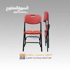  4 ‎2 Pieces Pack Portable folding chairs ‎