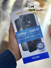  3 جهاز مشغل ايام بالكرتونة Spark 30 pro رام 128 و 256  جيجا مكفول بالشركة متوفر توصيل