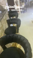  11 جديد وحصري .......  كراسي استول التركي  استالس ذهبي  جك بحمل وزن 150k بشكل جديد  خدمه توصيل عمان ومح