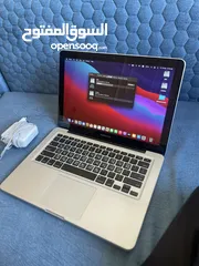  1 لابتوب ماك بوك برو Core i7 رام 10GB موصفات عاليه