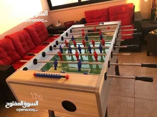  1 طاولة بيبي فوت (وجه زجاجي)