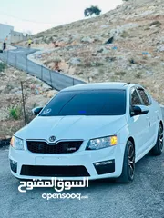  14 سكودا اوكتافيا 2016 لون ابيض - نابلس