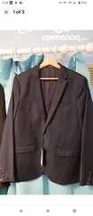  1 Mango blazer Navy blue size medium/ جاكيت بدلة مانجو جديد مع ليبل