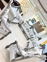  4 طقم كنب مصري دمياطي 9مقاعد خشب زان تفصيل؛